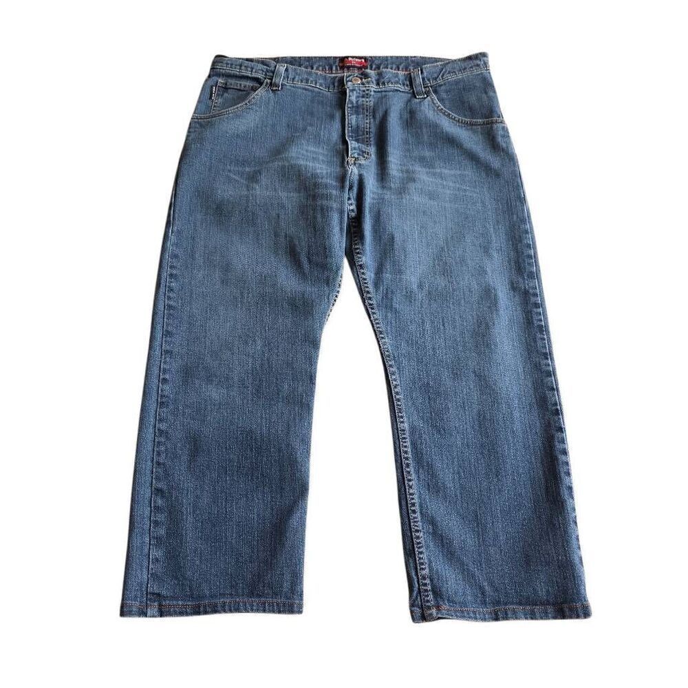 Bulwark mens blue flame Resistant jeans 40 25inseam